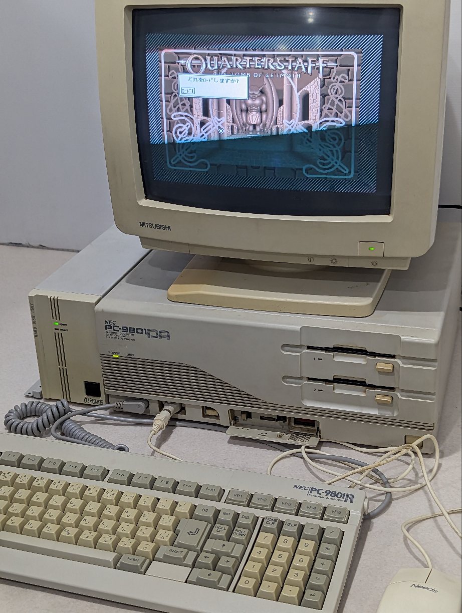 お持込買取】PC-9801DA＋ブラウン管ディスプレイ他 PC98一式をお譲りいただきました。 - BEEP宮前平店