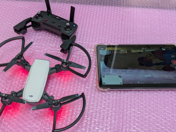 DJI Spark送信機とアプリの接続確認